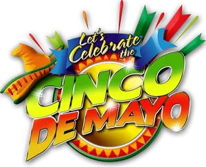 Cincode Mayo Celebration Graphic PNG Image