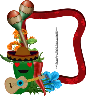 Cincode Mayo Fiesta Elements PNG Image