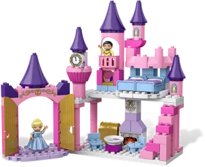 Cinderella Lego Castle Playset PNG Image