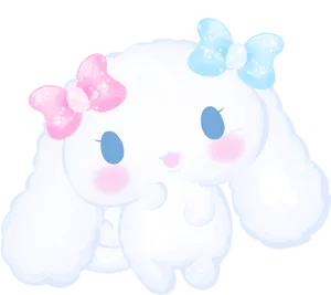 Cinnamoroll Twin Bows PNG Image