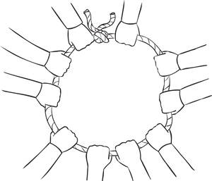 Circleof Hands Unity PNG Image