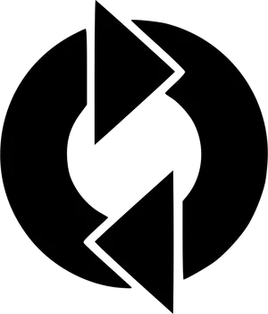 Circular Arrow Icon Black PNG Image