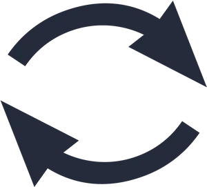 Circular Arrows Icon PNG Image