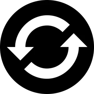 Circular Arrows Icon PNG Image