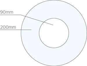 Circular Diagramwith Dimensions PNG Image