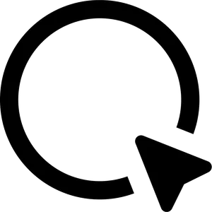 Circular Refresh Cursor Icon PNG Image