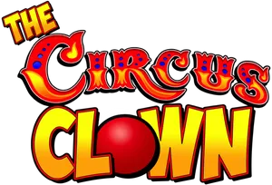 Circus Clown Graphicwith Red Nose PNG Image