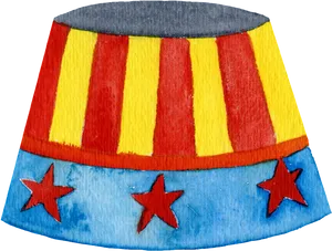 Circus Tent Skirt Illustration PNG Image