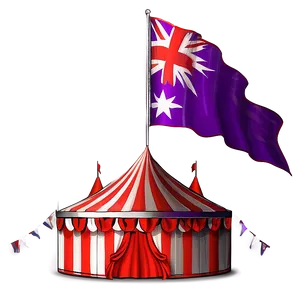 Circus Tent With Flags Png 06132024 PNG Image