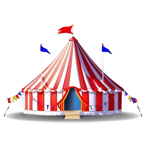 Circus Tent With Flags Png Kep80 PNG Image