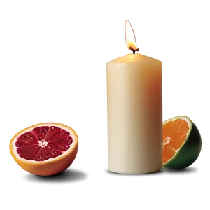 Citrus Blend Candle PNG Mpm37 PNG