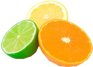 Citrus Fruit Slices Transparent Background PNG Image