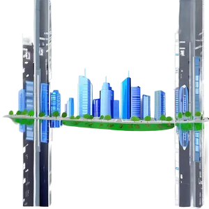 City Infrastructure Blueprint Png Yid PNG Image