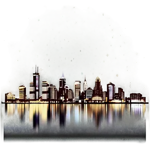 City Skyline At Night Picture PNG Hio72 PNG