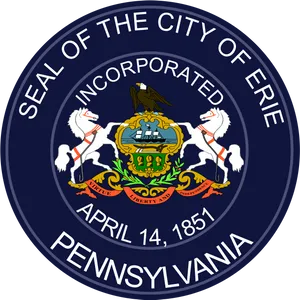 Cityof Erie Pennsylvania Seal PNG Image