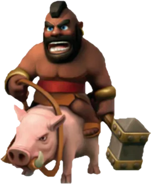 Clashof Clans Hog Rider PNG Image