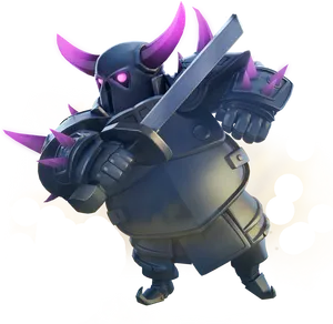 Clashof Clans P. E. K. K. A Character PNG Image