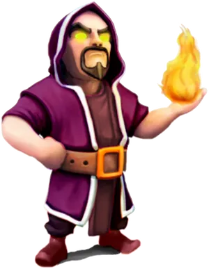 Clashof Clans Wizard Character PNG Image