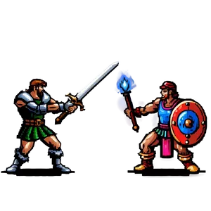 Classic 16 Bit Battle Scenes Png 38 PNG Image