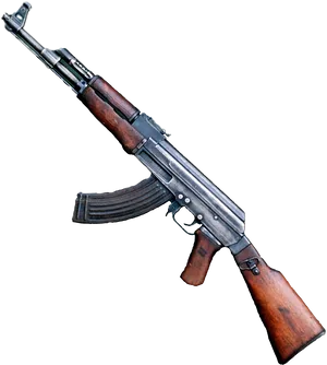 Classic A K47 Rifle PNG Image