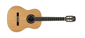 Classic Acoustic Guitar Black Background PNG Image