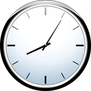 Classic Analog Clock PNG Image