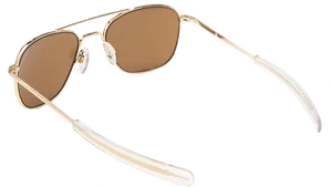 Classic Aviator Sunglasses Transparent Background PNG Image