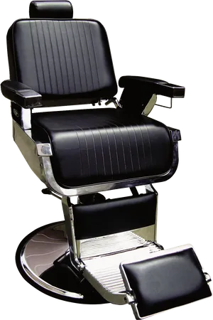 Classic Barber Chair PNG Image