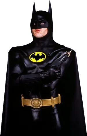 Classic Batman Costume PNG Image