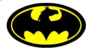 Classic Batman Logo PNG Image