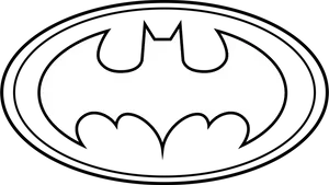 Classic Batman Logo PNG Image