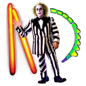 Classic Beetlejuice Character Png Rda74 PNG Image