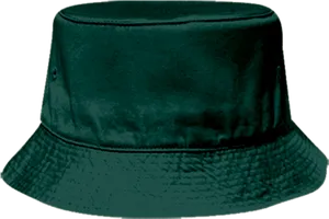 Classic Black Bucket Hat PNG Image