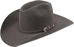 Classic Black Cowboy Hat PNG Image