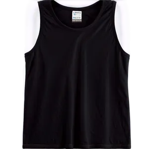 Classic Black Tank Top Png Ckn PNG Image