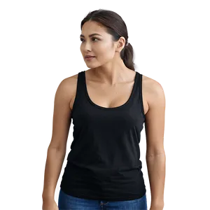 Classic Black Tank Top Png Dqu98 PNG Image