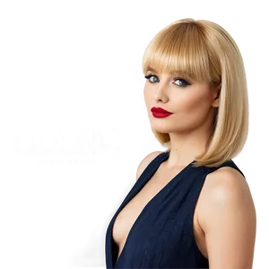 Classic Blonde Bangs Png Nix PNG Image