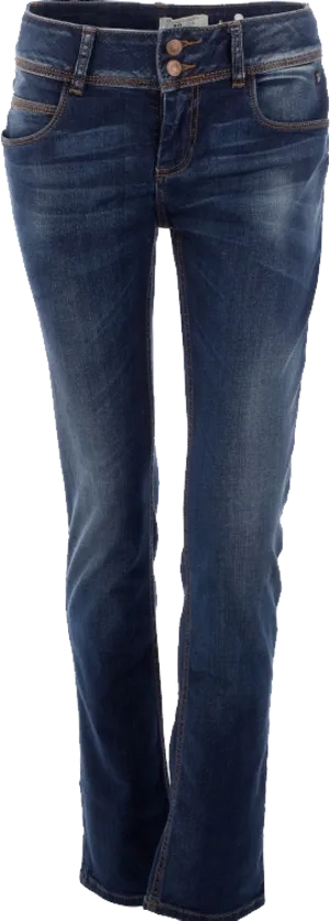 Classic Blue Jeans Standing PNG Image