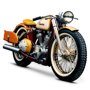 Classic Bobber Bike Png Oua PNG Image