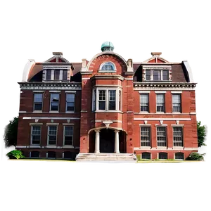 Classic Brown University Building Png Fqn PNG Image