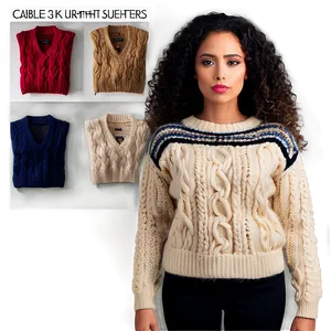 Classic Cable Knit Sweaters Png Mmf PNG Image