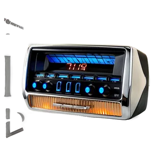 Classic Car Radio PNG Avd PNG