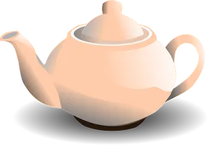 Classic Ceramic Teapot PNG Image