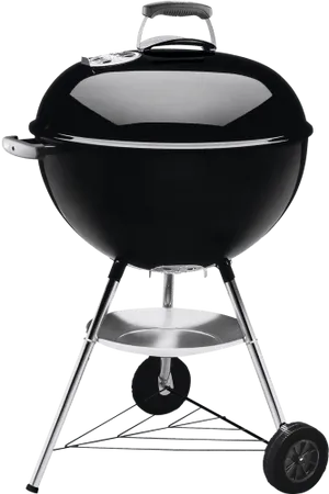 Classic Charcoal Kettle Grill PNG Image