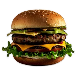 Classic Cheeseburger PNG Qpa62 PNG