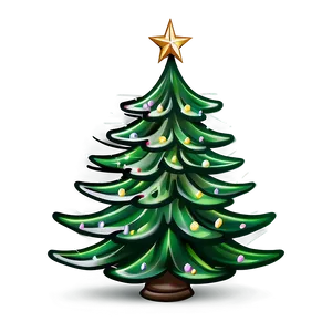 Classic Christmas Tree Design Png Pwp56 PNG Image