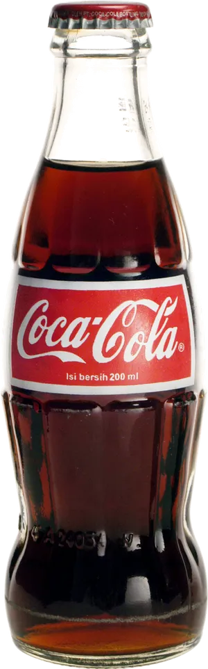 Classic Coca Cola Bottle200ml PNG Image