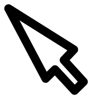 Classic Computer Mouse Cursor Icon PNG Image