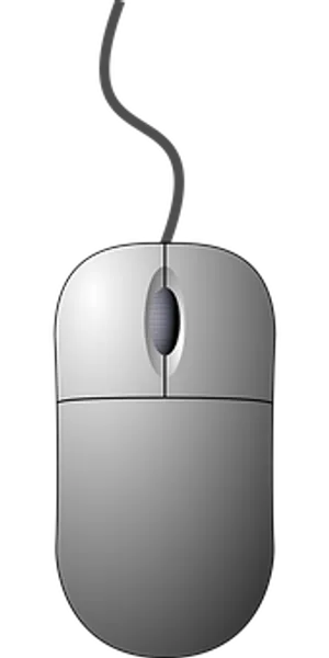 Classic Computer Mouse Vector PNG Image