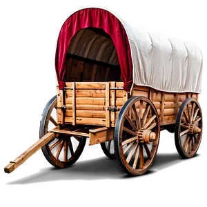 Classic Covered Wagon Design Png 06292024 PNG Image